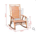 Schommelstoel, Neuf, Brun, Enlèvement, Bois