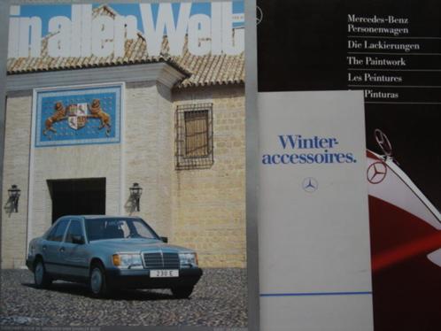 Mercedes-Benz Brochure Catalogue Prospekt LOT of 3 in aller, Boeken, Auto's | Folders en Tijdschriften, Gelezen, Mercedes, Verzenden