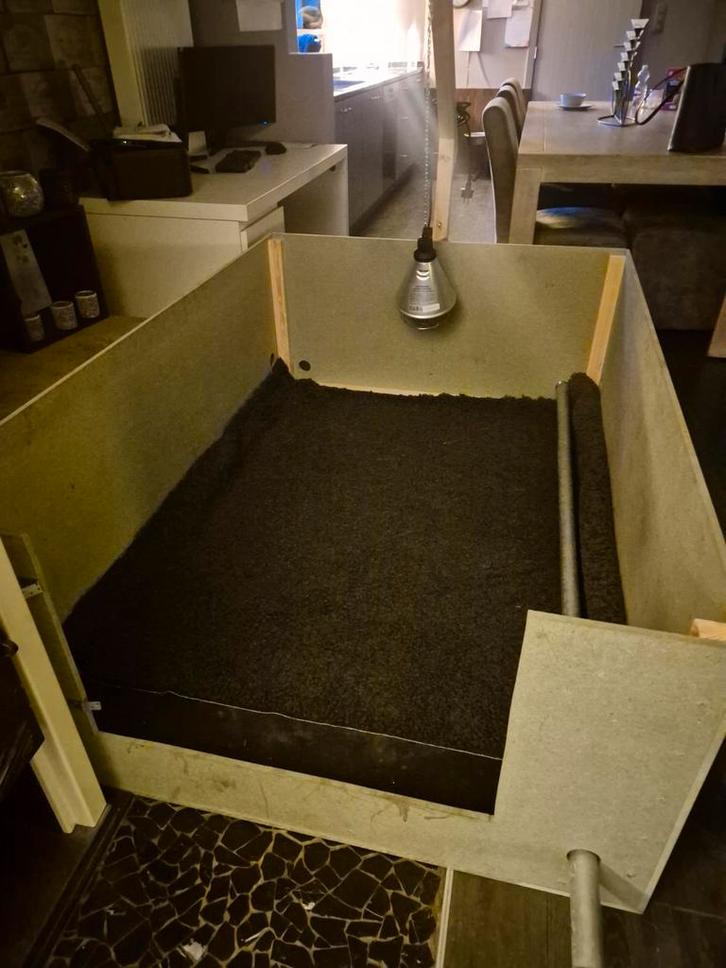 Werpkist 1 week gebruikt, Dieren en Toebehoren, Hondenhokken, Ophalen