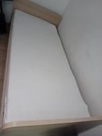 1 persoonsbed (90x200) met lattenbodem en nachtkastje, Huis en Inrichting, Ophalen, Gebruikt, 90 cm, Eenpersoons