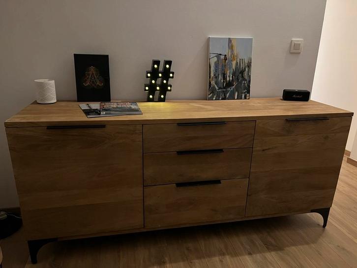 Buffet salle à manger « manguier et acacia », Huis en Inrichting, Kasten | Dressoirs, Zo goed als nieuw, Ophalen