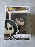 Funko pop Attack on Titan #1166 Mikasa nieuwstaat, Nieuw, Ophalen of Verzenden