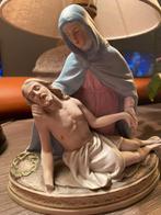 Antiek Heilig beeldje in biscuit Andenne, Antiek en Kunst, Ophalen