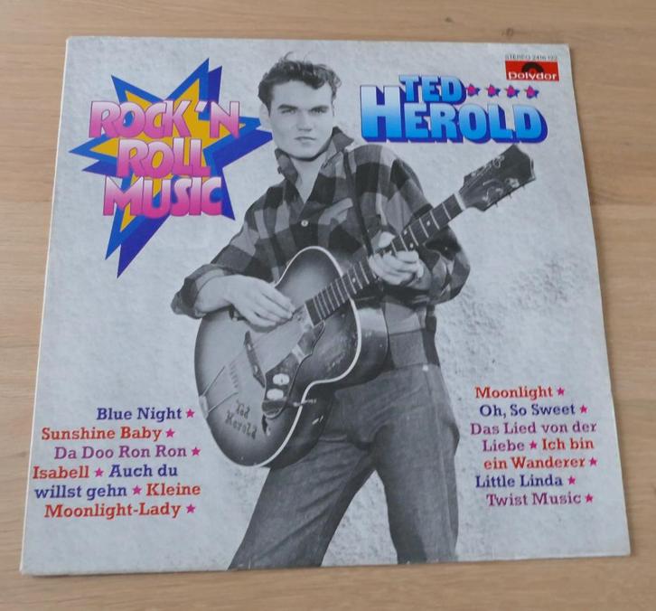 LP  Ted Herold ‎– Rock'N Roll Music, CD & DVD, Vinyles | Rock, Utilisé, Pop rock, 12 pouces, Enlèvement ou Envoi