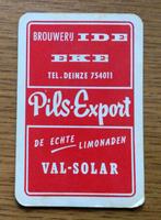bier brouwerij speelkaart Ide pils-export val - solar Deinze, Utilisé, Enlèvement ou Envoi