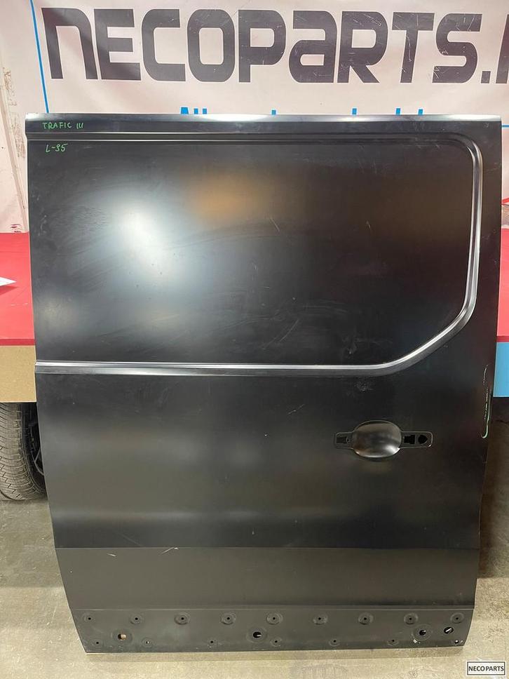 RENAULT TRAFIC 3 SCHUIFDEUR RECHTS ORIGINEEL ALLES LEVERBAAR, Auto-onderdelen, Carrosserie, Achterklep, Renault, Achter, Gebruikt