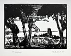 Paul-Auguste Masui (1888-1981) - Ets - Damme - 1919, Ophalen of Verzenden