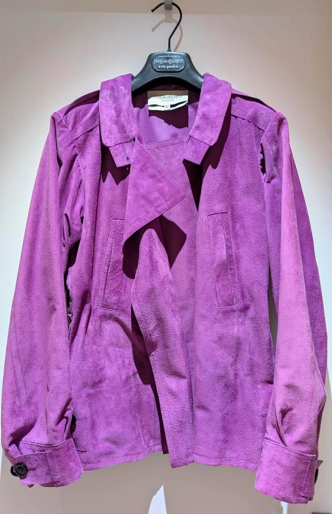 Yves Saint Laurent suède jack voor dames, Kleding | Dames, Jassen | Zomer, Gedragen, Ophalen of Verzenden