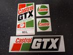 Lot d'autocollants pour huile moteur Castrol GTX, Enlèvement ou Envoi, Comme neuf, Marque