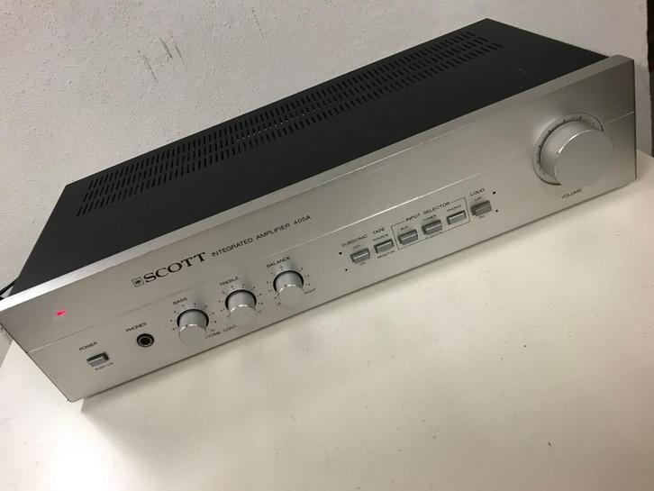 Versterker Scott 405A, Audio, Tv en Foto, Versterkers en Ontvangers, Refurbished, Stereo, Minder dan 60 watt, Overige merken, Ophalen of Verzenden