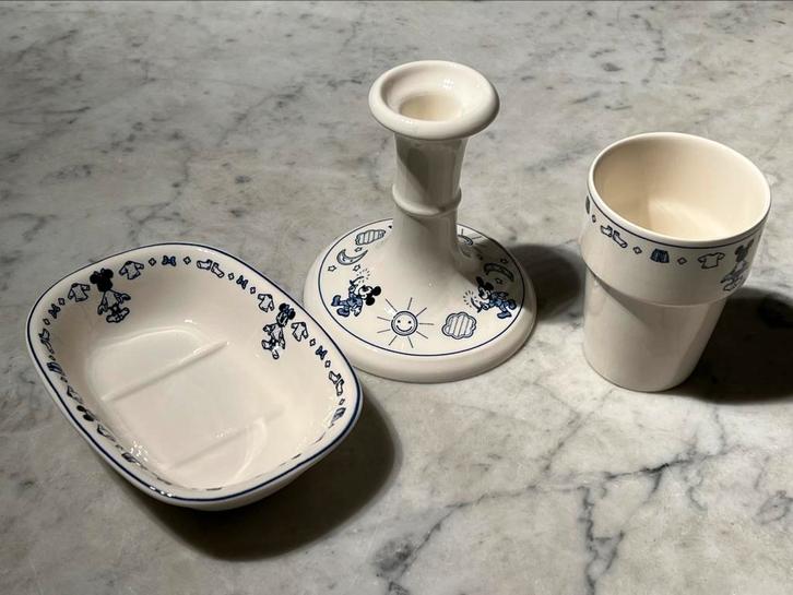 Boch Donaldson Disney toiletset - 3stuks (set 14), Huis en Inrichting, Keuken | Servies, Zo goed als nieuw, Ophalen