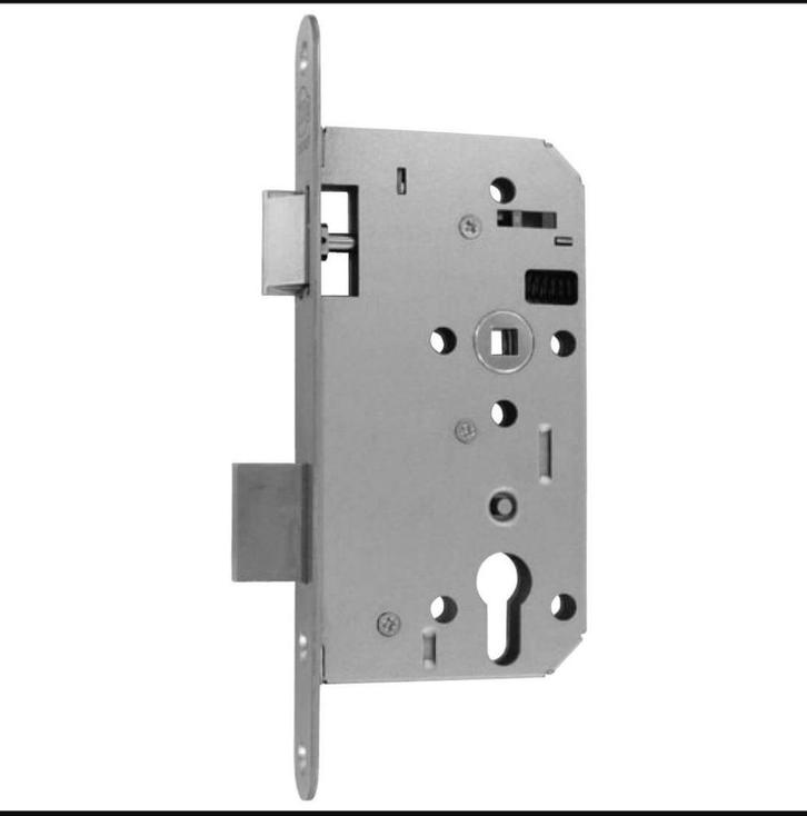 Serrure à cylindre Litto A26E1 avec plaque frontale inox, Bricolage & Construction, Serrurerie de bâtiment & Dispositif de fermeture