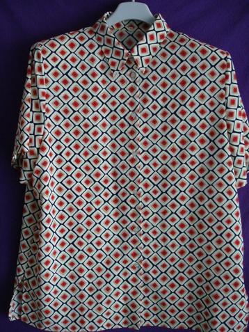 Unieke zomerblouse met korte mouwen. beschikbaar voor biedingen