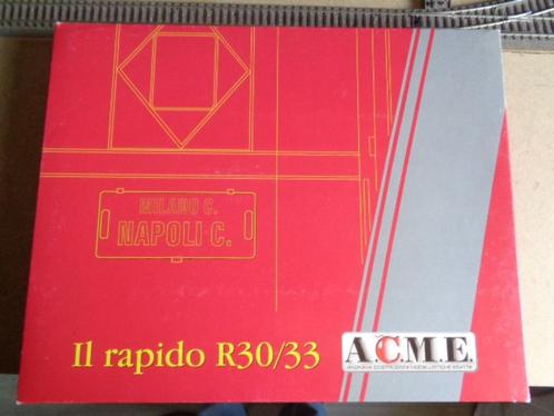 ACME ref 50259 Rapido 30/33, Hobby en Vrije tijd, Modeltreinen | H0, Zo goed als nieuw, Wagon, Gelijkstroom, Ophalen of Verzenden