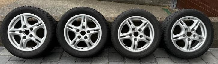 Velgen met nieuwe winterbanden Porsche, Auto-onderdelen, Banden en Velgen, Velg(en), Winterbanden, 16 inch, 225 mm, Personenwagen