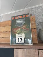 Glacoide reclamebord Siemag typemachines, Verzamelen, Ophalen of Verzenden, Reclamebord