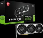 MSI GeForce RTX 4060 Ti VENTUS 3X 8G OC, Computers en Software, Videokaarten, PCI-Express 4, Ophalen of Verzenden, Zo goed als nieuw