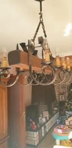 Luster antiek hoeve stijl, Huis en Inrichting, Lampen | Kroonluchters, Ophalen, Gebruikt