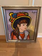 Schilderij meisje, Ophalen