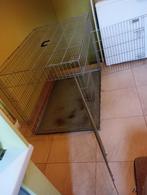 Banc à cage métallique XXL 1m20 x 80cm, Enlèvement, Utilisé