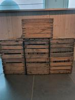 10x houten fruitkisten, Ophalen, Gebruikt