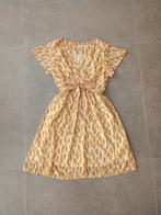 Jurk in voile, Kleding | Dames, Jurken, Verzenden, Beige, Zo goed als nieuw, Maat 36 (S)