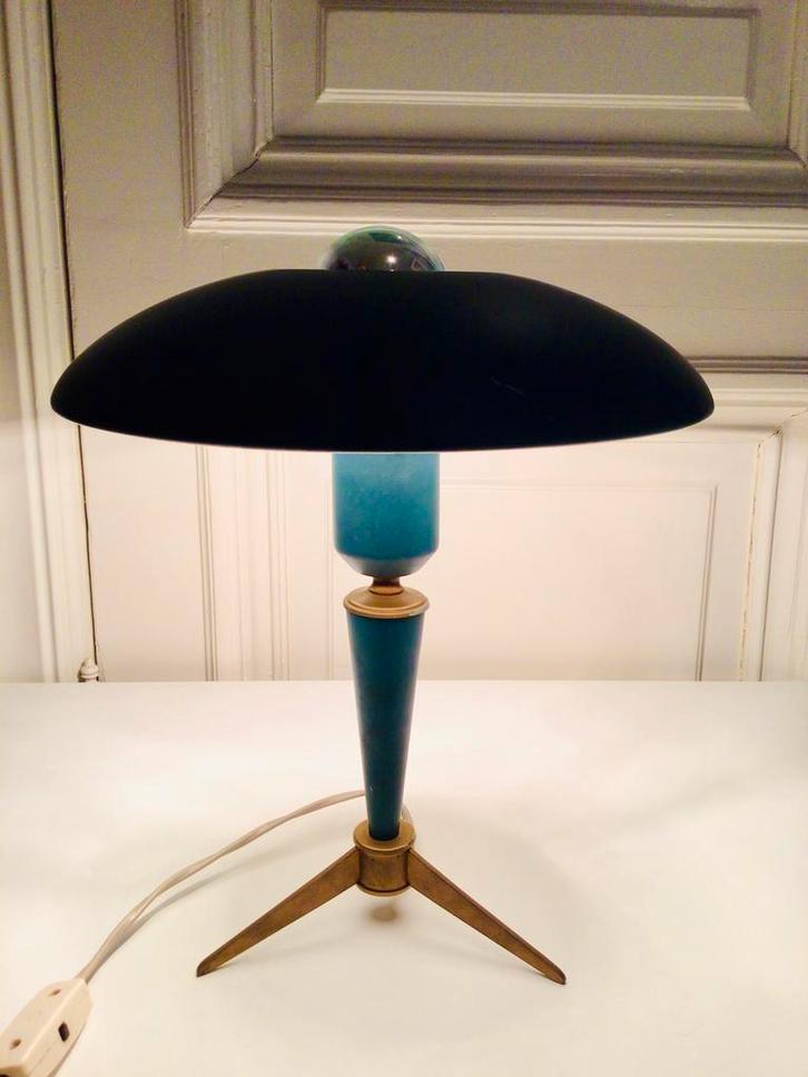 Vintage Louis Kalff tafellamp, Huis en Inrichting, Lampen | Tafellampen, Zo goed als nieuw, Ophalen of Verzenden