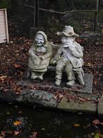 Tuinbeeld Zwerver en vrouwtje., Tuin en Terras, Tuinbeelden, Ophalen, Zo goed als nieuw