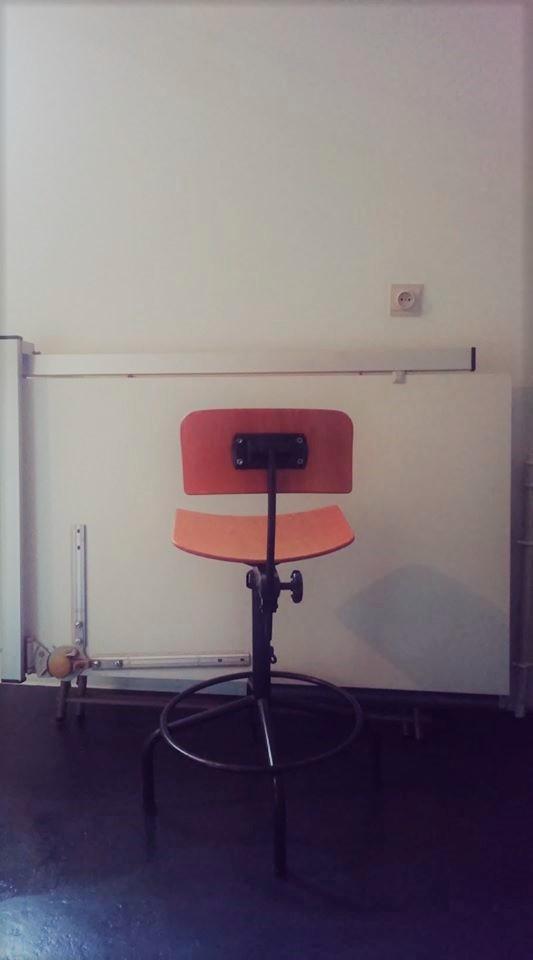 Vintage tekentafel merk Plex 140/80, Bricolage & Construction, Tables à dessin, Utilisé, 130 à 150 cm, Enlèvement