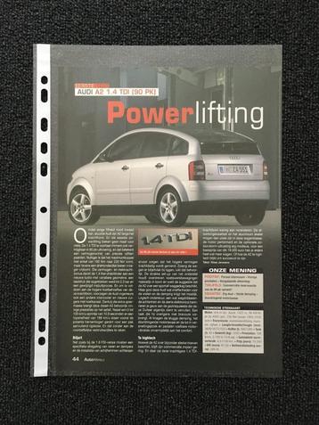 Article sur l'Audi A2, Enlèvement ou Envoi, Comme neuf, Audi