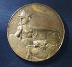 Belgische medaille 1919, Albert I - Magna Britania Imperial, Verzenden, Brons