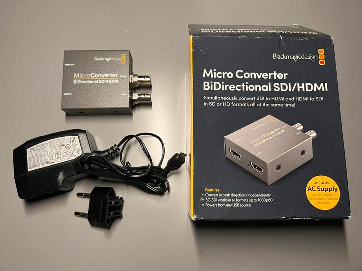 Blackmagic Design Micro Converter BiDirectional SDI/HDMI 3G, Computers en Software, Capture cards, Zo goed als nieuw, Ophalen of Verzenden