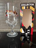 Omer collector 6 bierglas in doos, Ophalen of Verzenden, Nieuw, Glas of Glazen, Overige merken