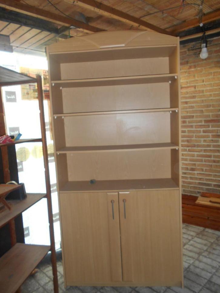 URGENT MEUBLE ETAGERES AVEC ARMOIRES, Huis en Inrichting, Kasten | Ladekasten, Gebruikt, 200 cm of meer, 50 tot 100 cm, 25 tot 50 cm