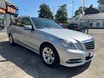 Mercedes E200 Break, Avantgarde, 2013, Automaat + Garantie, Auto's, Leder, Bedrijf, 5 deurs, Zilver of Grijs