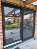 Hef-schuifraam met hor en dubbel raam, Ophalen, Kunststof, 225 cm of meer, Zo goed als nieuw