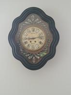 Horloge oeil de boeuf Napoléon CADRAN ALBÂTRE ET INCRUSTATIO, Antiek en Kunst, Ophalen
