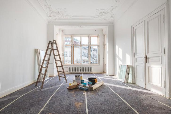 Renovatiewerkzaamheden binnen- en buitenzijde, Huis en Inrichting, Stoffering | Vloerbedekking, Zo goed als nieuw, Parket, Ophalen