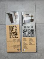Verstelbare wandplank – 2 lagen – compleet en ongebruikt, Huis en Inrichting, Ophalen of Verzenden, Zo goed als nieuw, Minder dan 150 cm