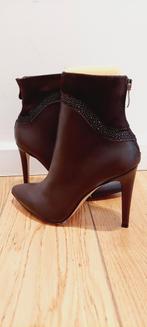 Bottine marron à talon/35/cuir/made in Spain/Roberto Botella, Enlèvement, Neuf