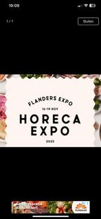 Tickets Horecabeurs, Tickets en Kaartjes, Kortingen en Cadeaubonnen