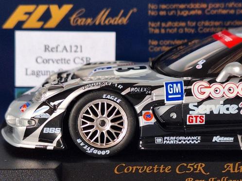 Fly A121 Corvette C5R 3 Alms Laguna Seca 1999 R.fellows A121, Kinderen en Baby's, Speelgoed | Racebanen, Nieuw, Racebaan, Elektrisch