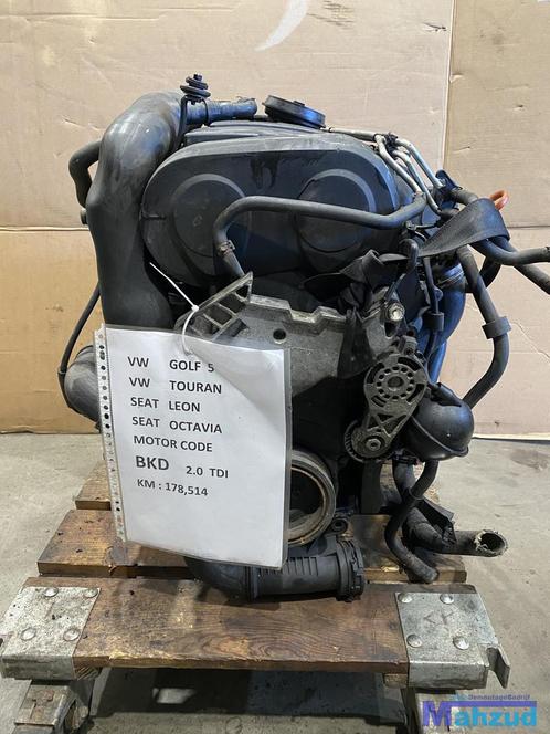 VW GOLF 5 2.0 TDI Motorblok motor BKD ENGINE Moteur, Auto-onderdelen, Motor en Toebehoren, Volkswagen, Gebruikt