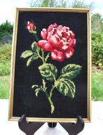 cadre tapisseries canevas fleur de rose, Ophalen of Verzenden