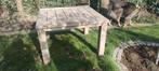 Teak tuinset tafel 120*120*78 + 6 stoelen, Tuin en Terras, Tuinsets en Loungesets, Ophalen, Gebruikt