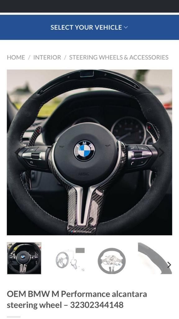 M-performance stuurwiel, Auto-onderdelen, Besturing, BMW, Ophalen