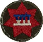 Patch US ww2 VIIth Corps Normandy Ardennes, Verzamelen, Verzenden