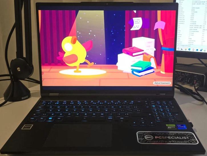 PCSpecialist Recoil 16" Gaming Laptop | RTX 4090, Computers en Software, Windows Laptops, Gebruikt, 16 inch, SSD, 4 Ghz of meer