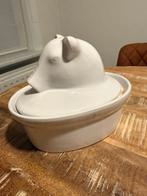 Vintage porseleinen everzwijnenpatépot, Antiek en Kunst, Ophalen of Verzenden