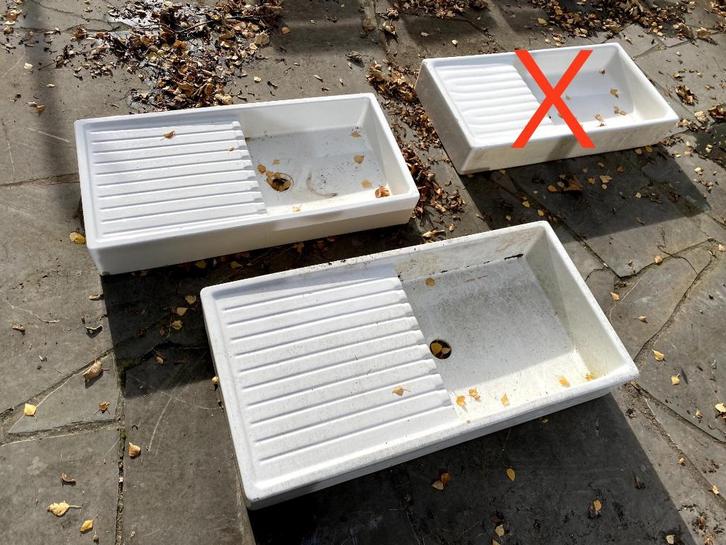 antieke spoelbak, Doe-het-zelf en Bouw, Sanitair, Gebruikt, Wastafel, Ophalen